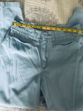 Zena Light Blue Cropped Pants